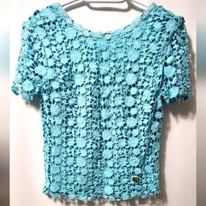 Roberto Cavalli Crochet Top